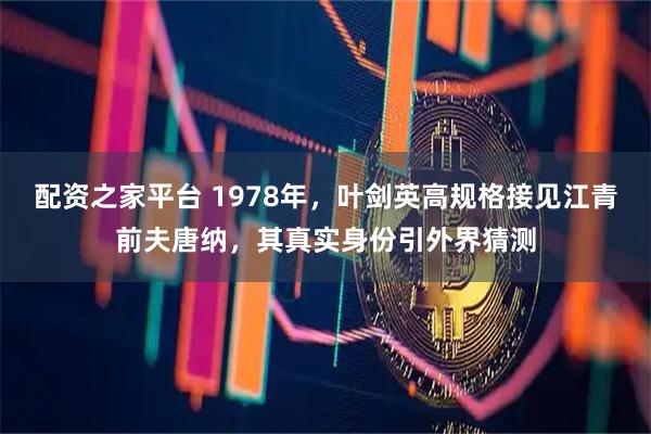 配资之家平台 1978年，叶剑英高规格接见江青前夫唐纳，其真实身份引外界猜测